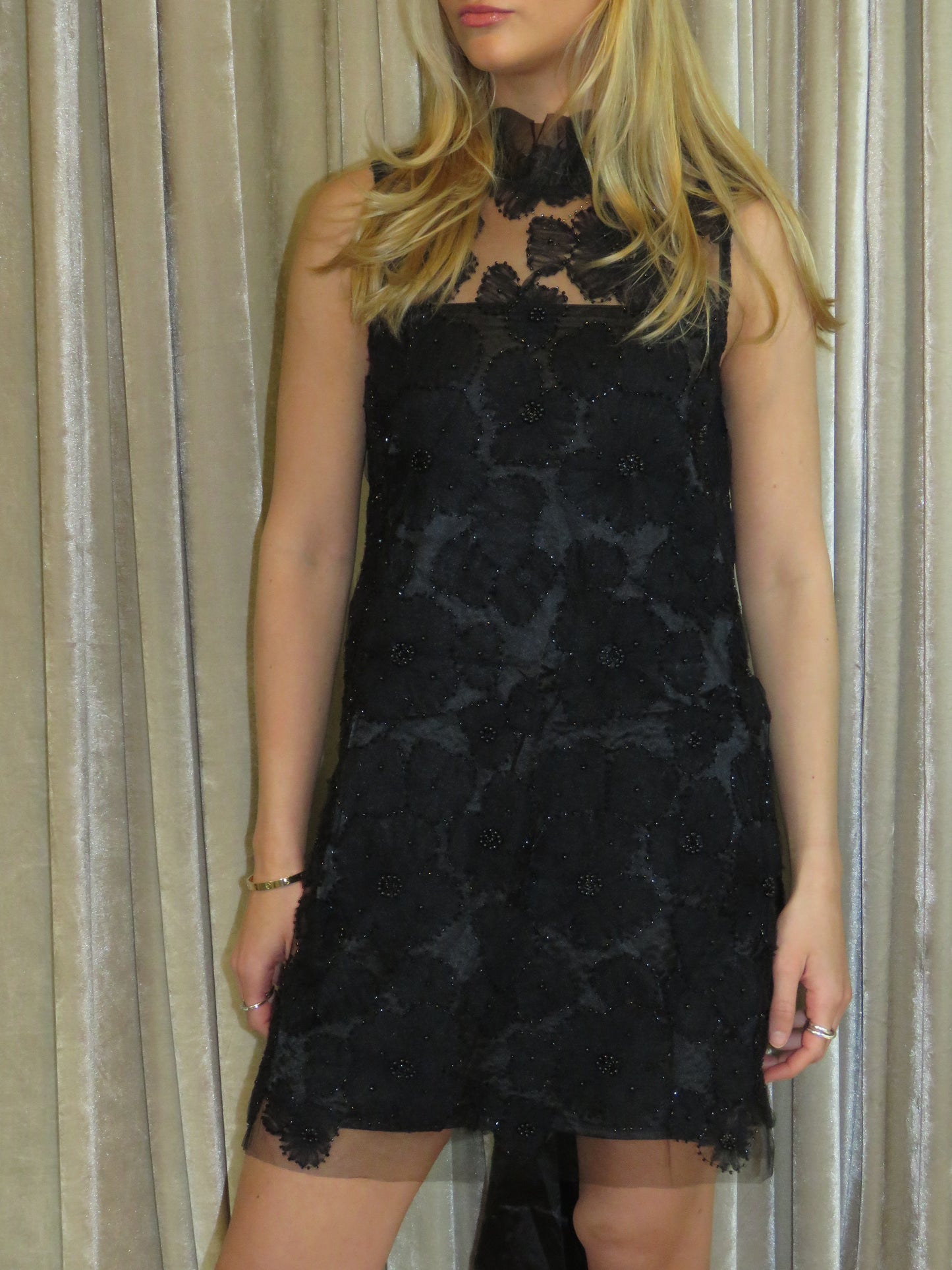 MIDNIGHT BLOOM DRESS