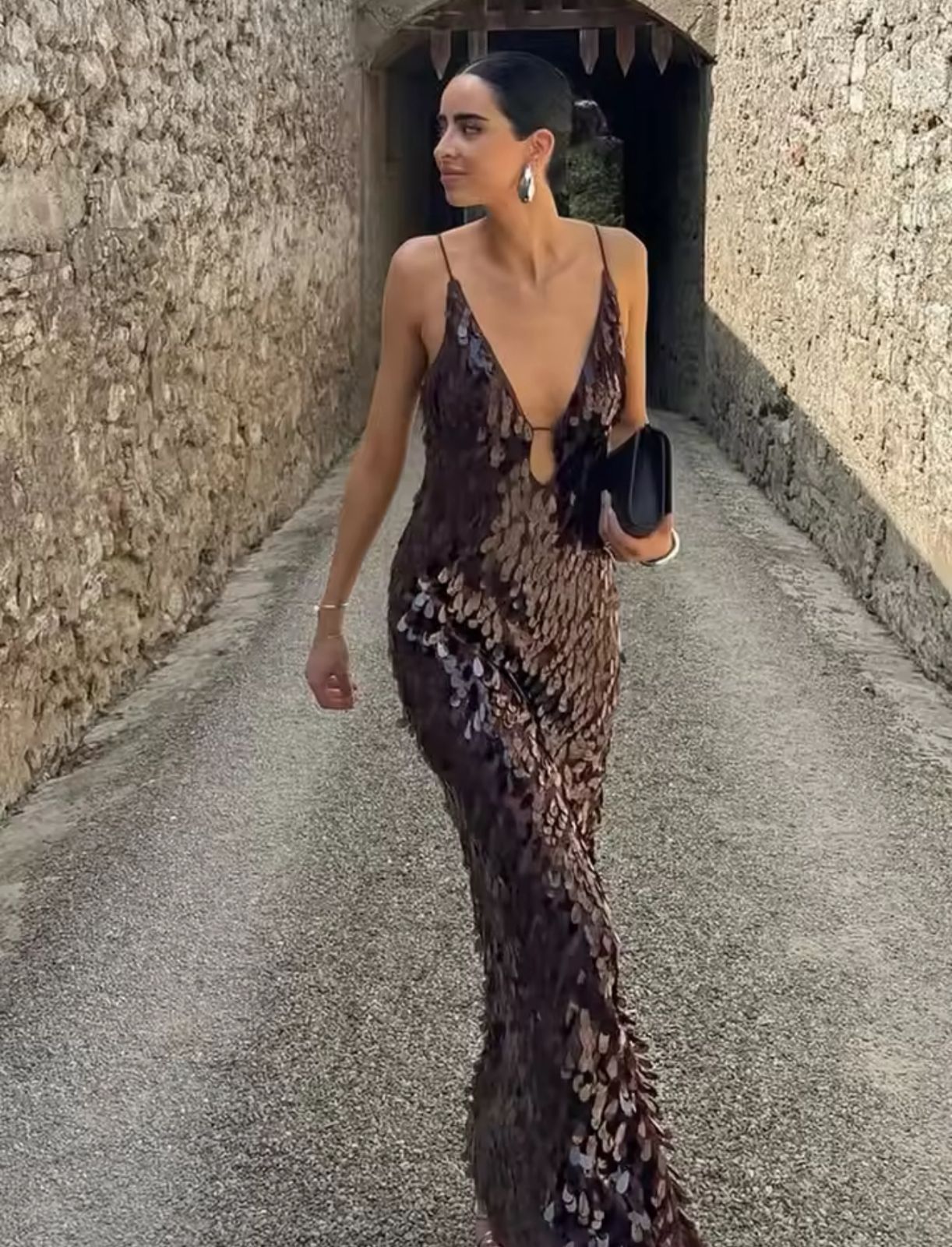 Bronze Siren Dress