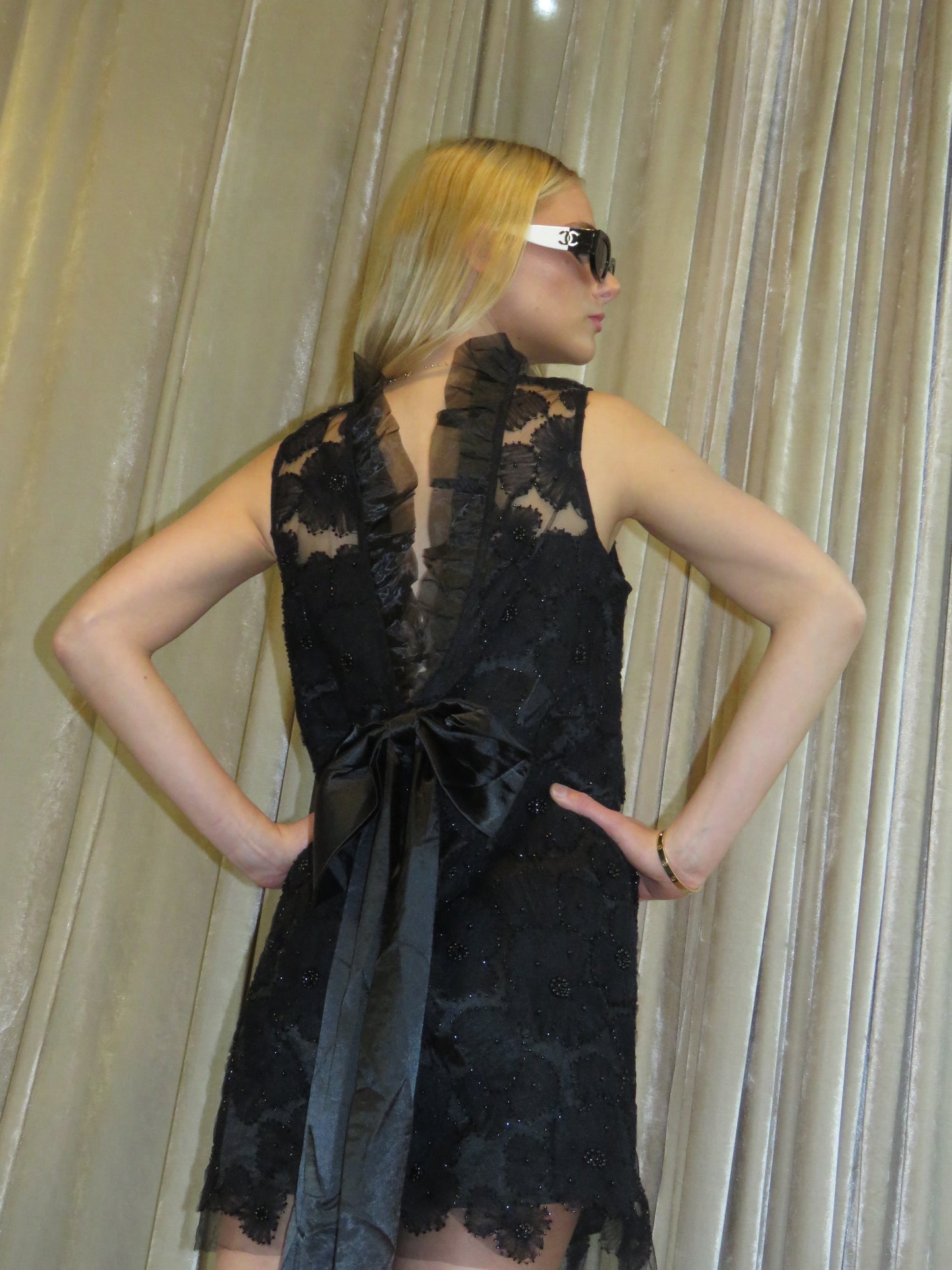 MIDNIGHT BLOOM DRESS